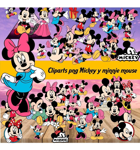 Cliparts Png Mickey Y Minnie Mouse