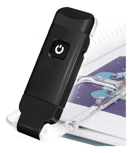 Luz Usb Recargable Con Clip Para Libros, Lectura Que Cuida L