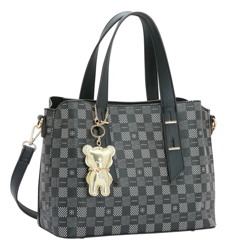 Bolsa Chenson Feminina Monograma Classico Mão Preta 3484513