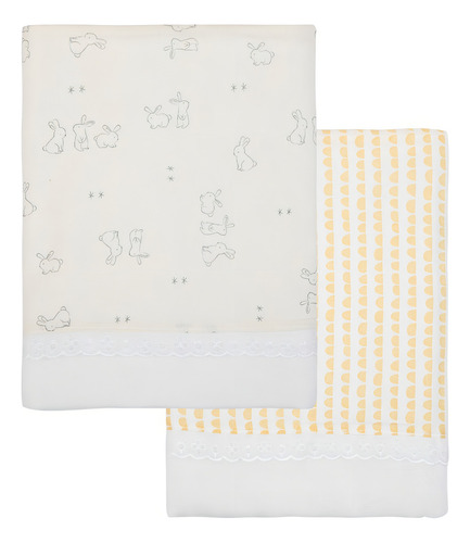 Kit Ajuar Bebé 10 Piezas Mantilla Toalla Pañal Babero Lujo Color Neutro