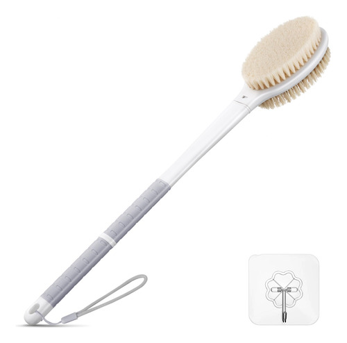 Cepillo De Ducha Corporal Con Exfoliante De Espalda: