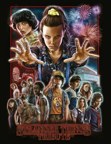 Stranger Things -tribute- Dibujo - Ilustración - Libro | MercadoLibre