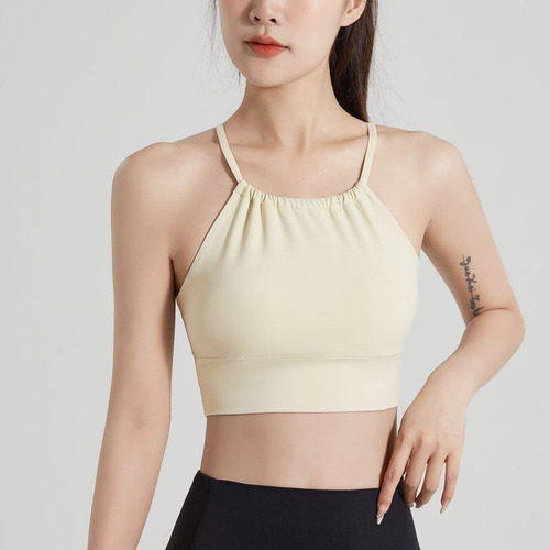 Blusas Tops Sin Espalda Mujer Para Gym Movimiento