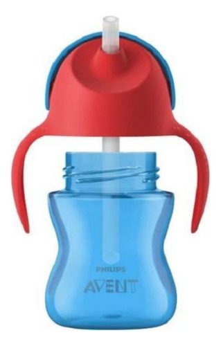 Copo Dinossauro 200ml 9m Azul E Vermelho - Philips Avent