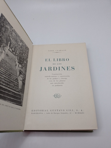 El Libro De Los Jardines Noel Claraso (Usado)