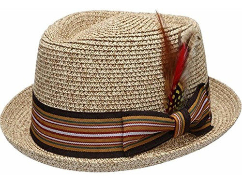 Epoch Hats Sombrero Fedora De Paja Premium Para Hombre