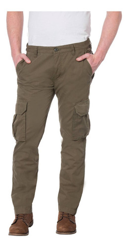 Pantalón Cargo Olive Cat Service Cargo