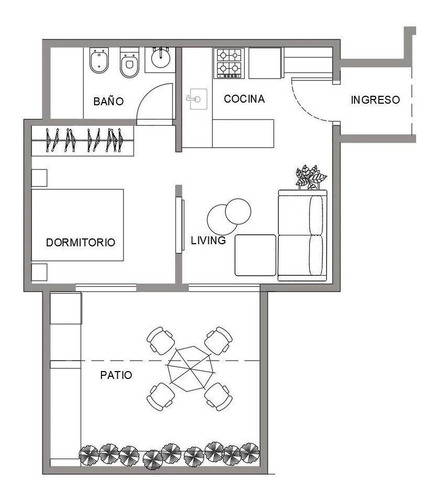 Imagen 13 de 13 de Departamento Interno 1 Dormitorio - Centro