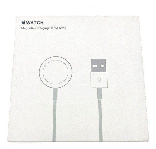 Cable Carga Magnética Para Apple Iwatch Original 2 Metros