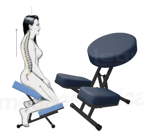 Imagem 2 de 2 de Kneeling Chair Cadeira Reeducação Postural Yoga, Relaxamento