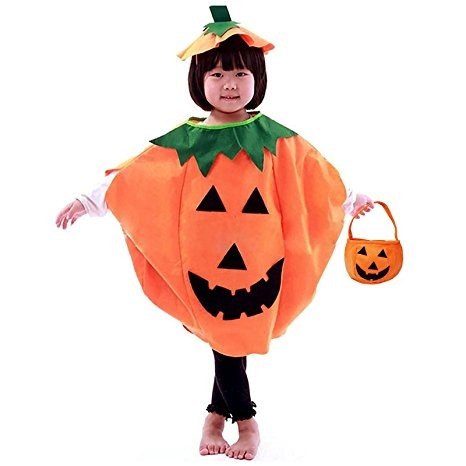 Disfraz De 3 Piezas De Halloween Calabaza Para Niños Niños C