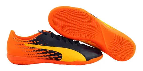 Visión ella es realce Tenis Puma Futbol Evospeed Indoor Bicolor Azul Amarillo