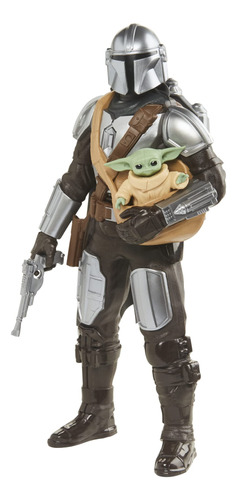 Star Wars Accion Galactica The Mandalorian & Grogu 12 Pulgad