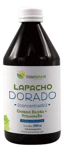 Lapacho Dorado Concentrado + Ginkgo + Vit B6 Vida Natural