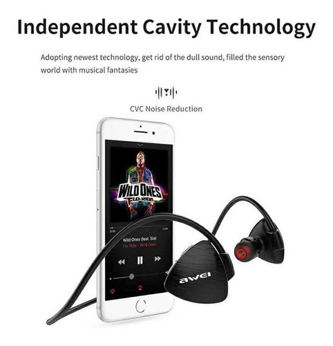 Fone De Ouvido Bluetooth Waterproof Sem Fio Sport Corrida