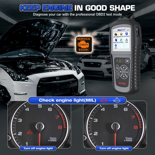 Escáner Obd2 Autel Maxilink Ml519 Check Engine Light Read/er