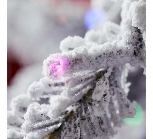 Árbol De Navidad Artificial Fraser Con Luces Led De 9 Ft