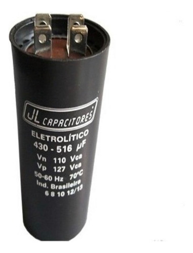 Capacitor Eletrolitico P/ Partida De Motores 430-516uf -110v