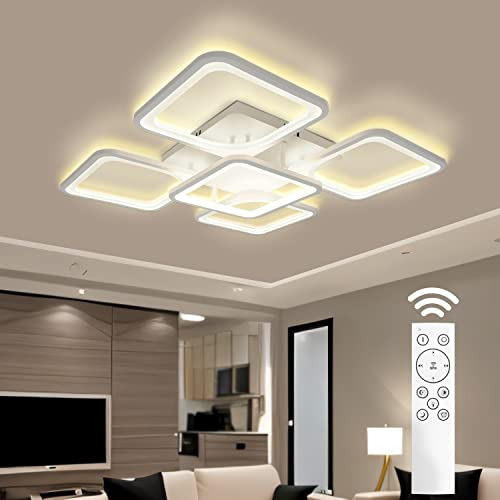 Bytyo 60w Led Modern Ceiling Light: Dimmable 3000-6500k...