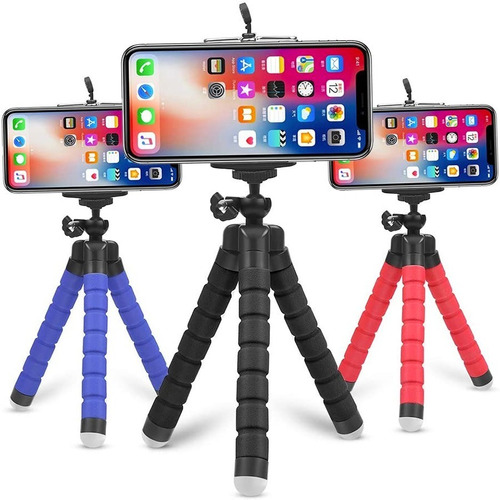 Tripode Celular Flexible + Adaptador Camara Selfie Kit