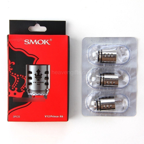 Pack 3 Resistencia Smok Prince X6 0.15ohm Selladas + 240ml 