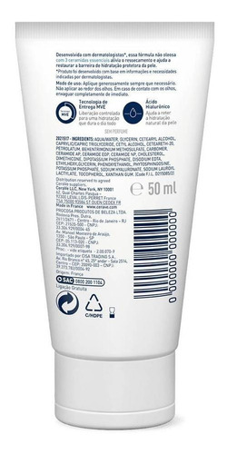 Creme Reparador Para Mãos Cerave 50ml