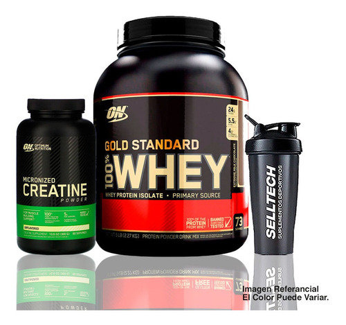 Pack On Gold Standard 100% Whey 5lb Chocolate+creatina 300gr