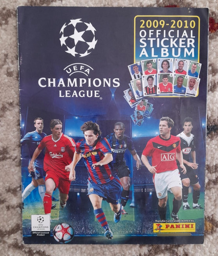 .- Album Futbol Champions League 09-10 Panni Incompleto
