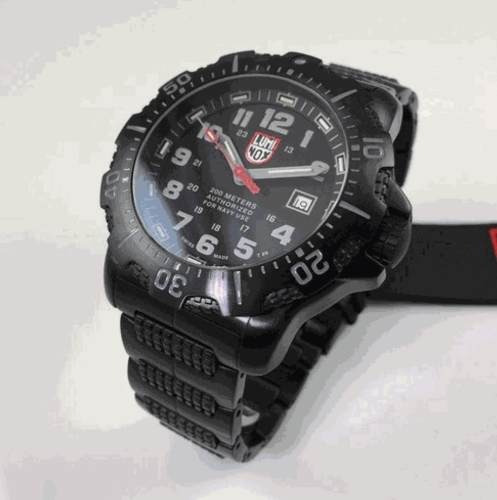 Luminox Sea Anu Steel Black Diver's 200m Watch Xs.4222