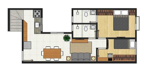 Imagem 7 de 7 de Apartamento Para Venda Em Santo André, Parque Oratório, 2 Dormitórios, 1 Suíte, 1 Banheiro, 2 Vagas - Ve1807_2-1163620