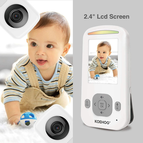 Axvue Video Baby Monitor, Monitor De Pantalla De 5.0 Y 2 Cá