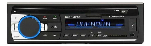 Stereo Bluetooth Usb Mp3 Aux Radio Fm Sd 60w X4 Estereo Auto