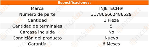1- Sensor Flujo Aire Maf Rogue 2.5l 4 Cil 2008/2015 Injetech