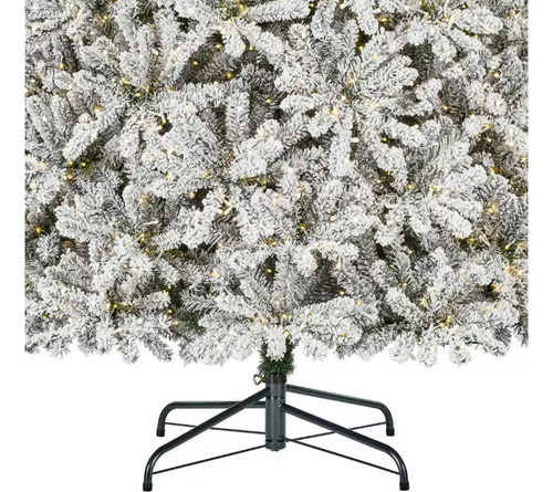 Árbol De Navidad Artificial Fraser Con Luces Led De 9 Ft