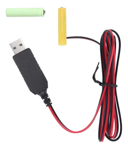 Cable Eliminador De Baterías Ficticio O4usb Lr03 De 5 V A 3