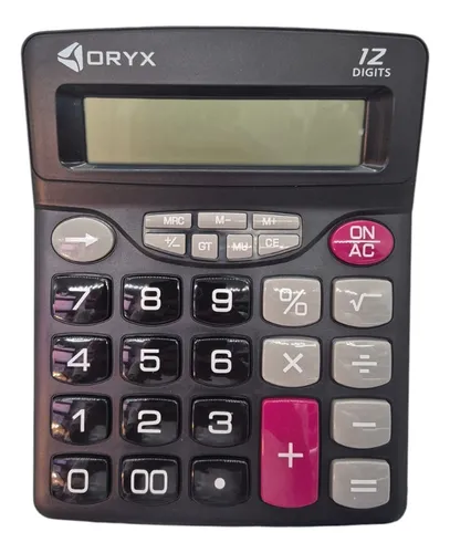 Calculadora Oryx Cl01 Display Numeros Grandes