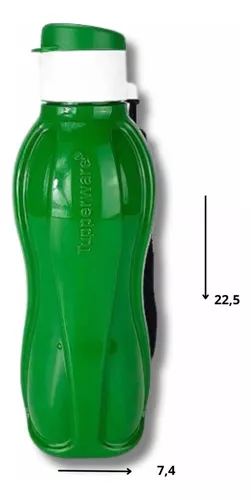 Botella tupperware verde agua 500ml - ventasday