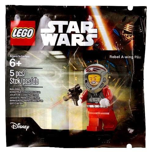 Lego Star Wars Rebelde A-wing Pilot Ensamblado Minifigure