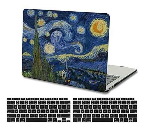 Funda Macbook Air 13'' 2018-2021, Duro Y Teclado Negro