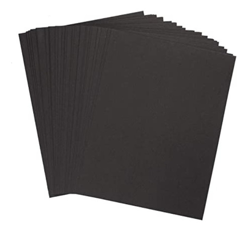 Papel Bond Negro A6 110grs 100 Hojas