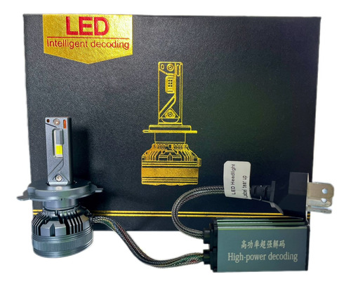 Kit De Focos Led H4 Alta Y Baja 60000 Mil Lumenes 70w H4 H/l