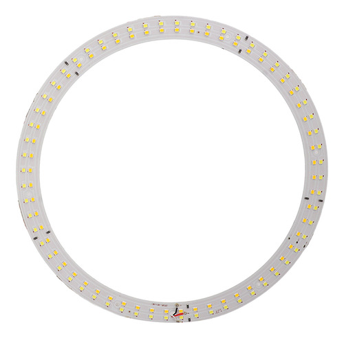 Placa Led Circular Con Mecha De 25 Cm, 10 Grados De Brillo,