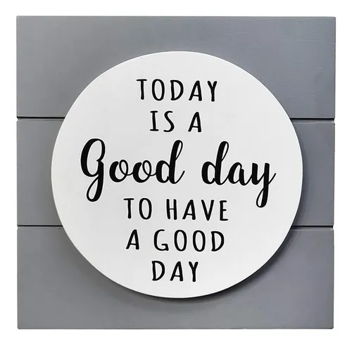 comprar Nitynp Today Is Good For Letrero Inspirador Madera Para 7.8