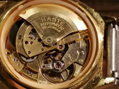 Reloj Haste 25 Joyas Vintage M quina Autom tica Dorada