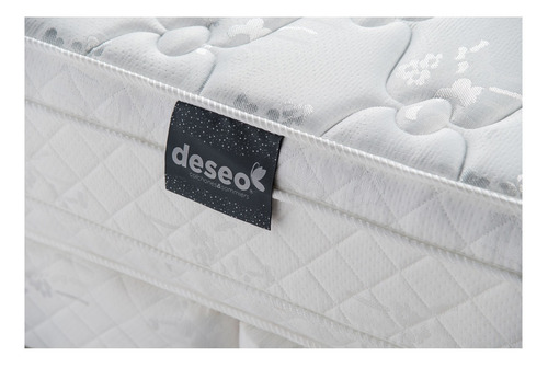 Sommier Deseo Espuma Diamante 2 plazas de 190cmx140cm negro