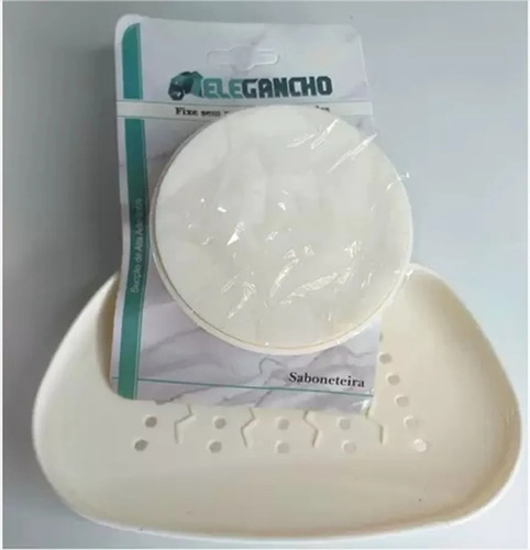 Kit Porta Toalha Saboneteira E Porta Papel Higiênico Plástic