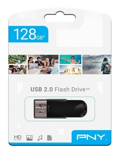 Pen Drive Pny Attaché 4 Usb 2.0 128gb