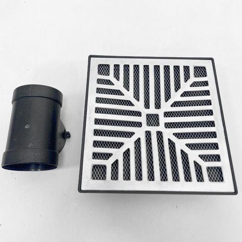 Alo 30x30 Alumínio Concova Saída 100mm Com Difusor