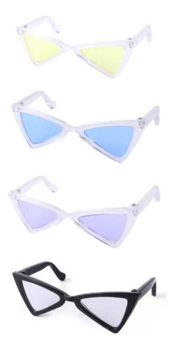 Lentes Triangulares Sol Para Mascotas Razas Pequeñas(12 Pza)