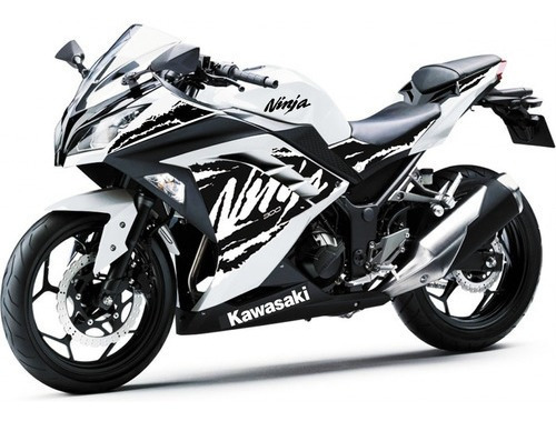 Kit Adhesivos Kawasaki Ninja 300r 2012/2019 #05 Mk Motos